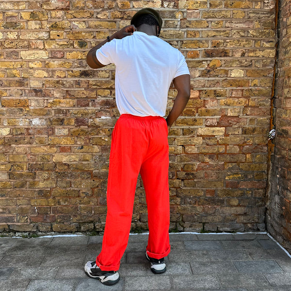 Unisex One Size Cotton Trousers - Long Muang - red back