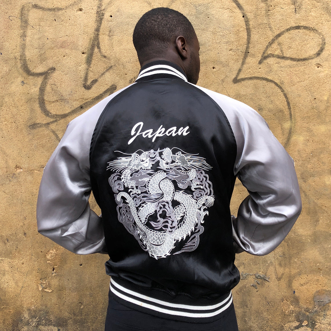 Sukajan Embroidery Souvenir Jacket Bomber Jacket Japanese 