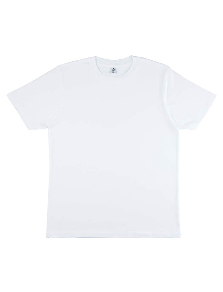 White Unisex Fairtrade Organic Cotton Neutral T-shirt - Mero Retro