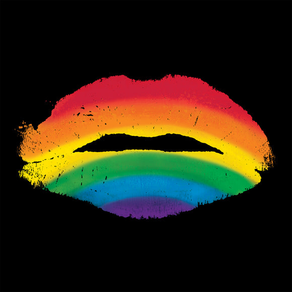 Rainbow Kiss Black NHS Charity T-shirt Design