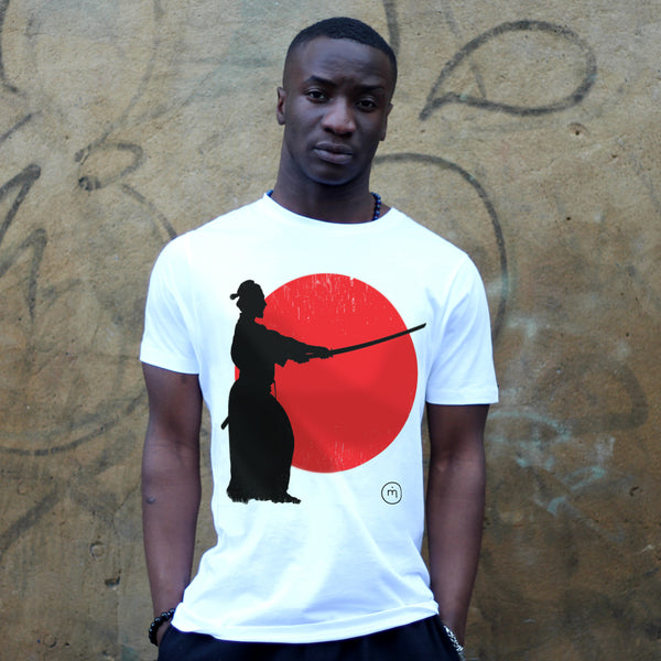 Unisex Samurai Sunset Fairtrade organic cotton T-shirt